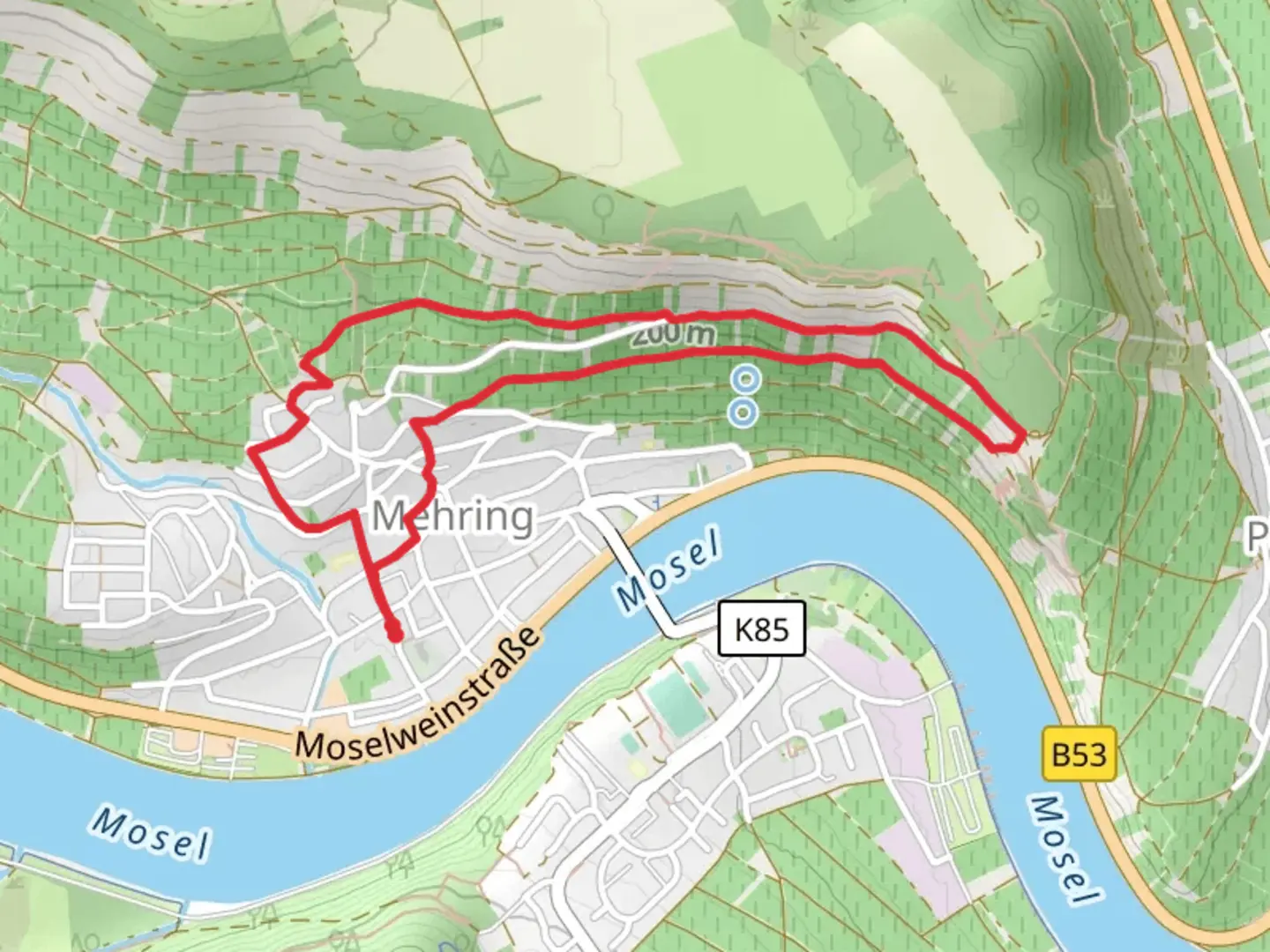 An image depicting the trail Huxlay Loop and its surrounding area.