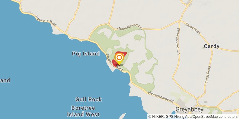 Mount Stewart – Red Squirrel Trail stage 1 Map