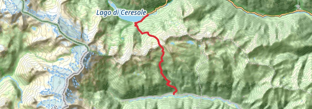 Grande Traversata delle Alpi stage 28 Map