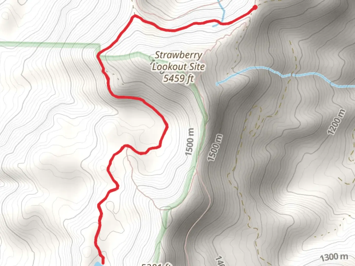An image depicting the trail Strawberry Lake and its surrounding area.