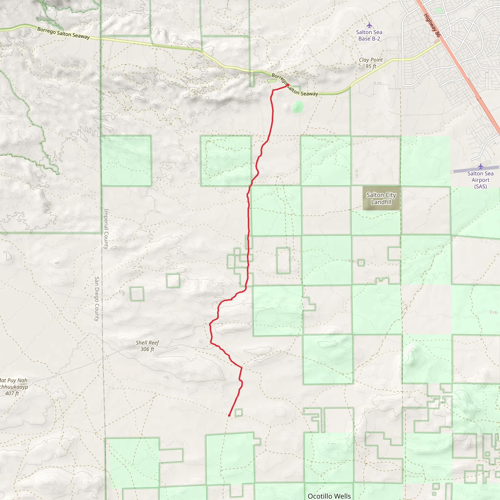 Cross Over Trail mobile static map