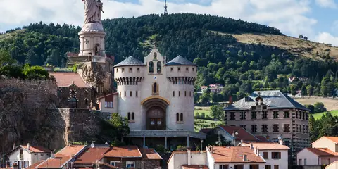 An image depicting the trail GR 700 - Regordane Way and its surrounding area.