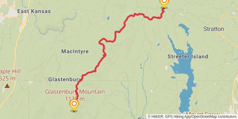 Appalachian Trail stage 159 Map