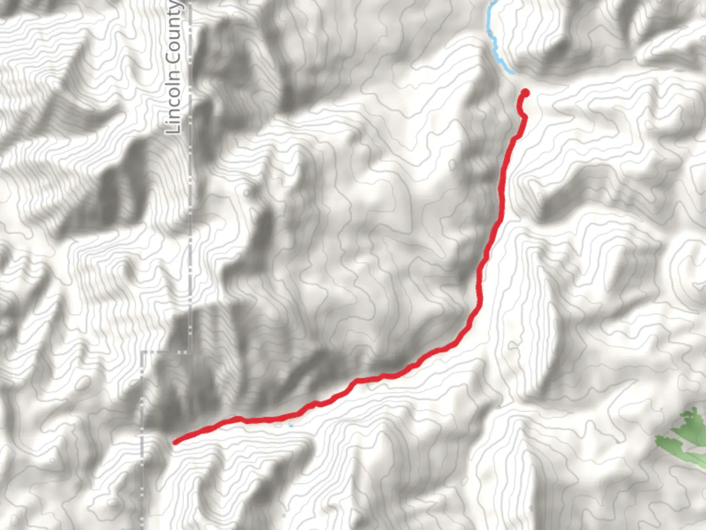 An image depicting the trail Cliff Creek Trail and its surrounding area.