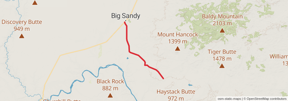 American Perimeter Trail - Rocky Mountains Primary stage 40 Map