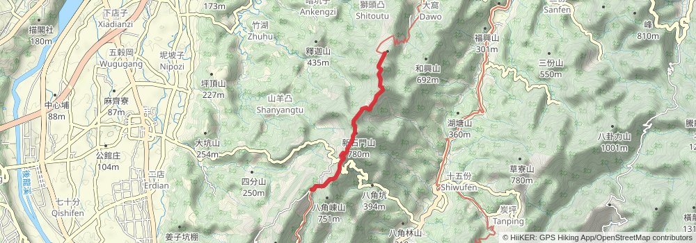 Raknus Selu Trail stage 9 Map