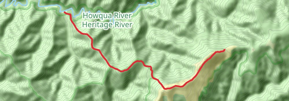 Buller Huts Trail stage 2 Map