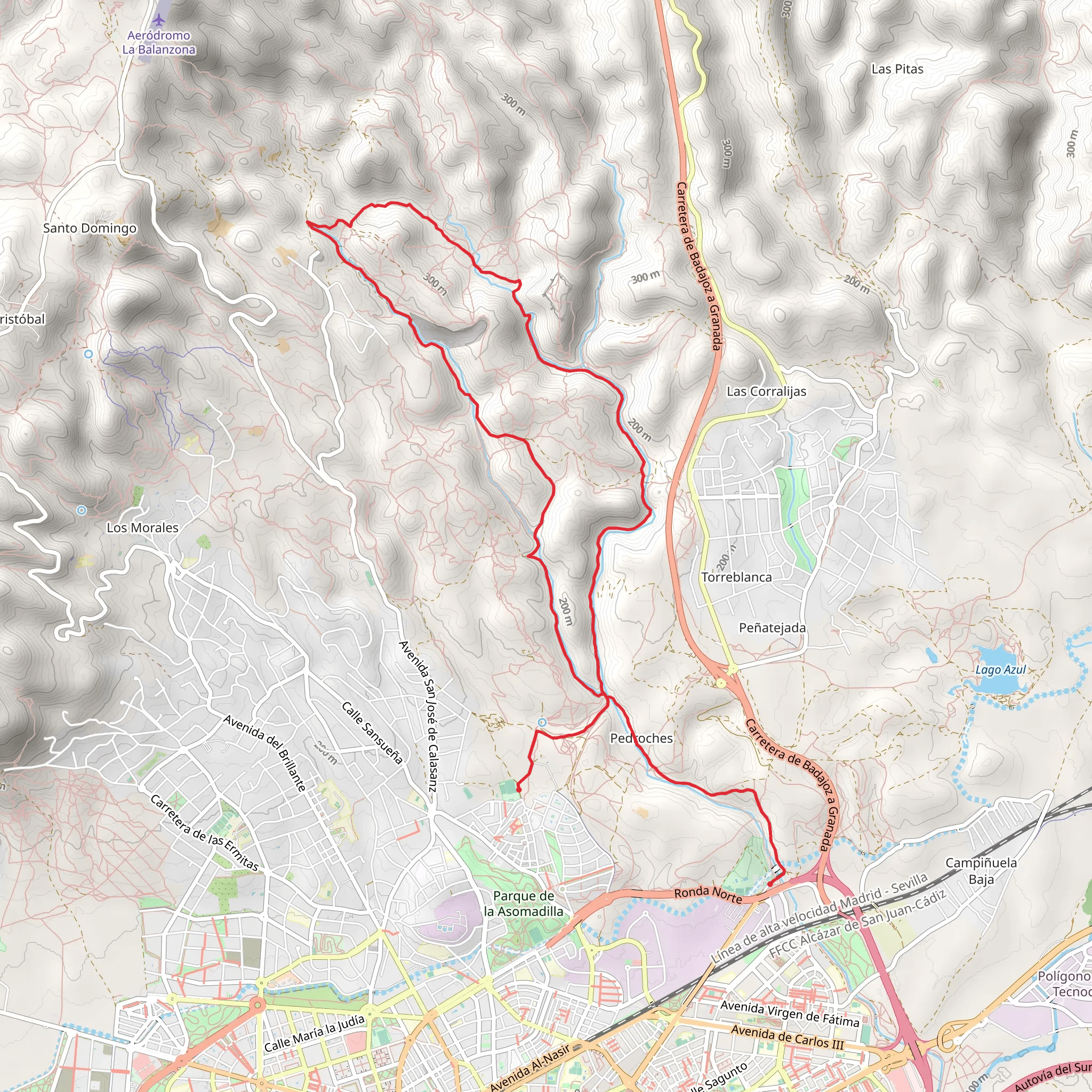 Pedroche Stream - Santo Domingo PR A 332 mobile static map