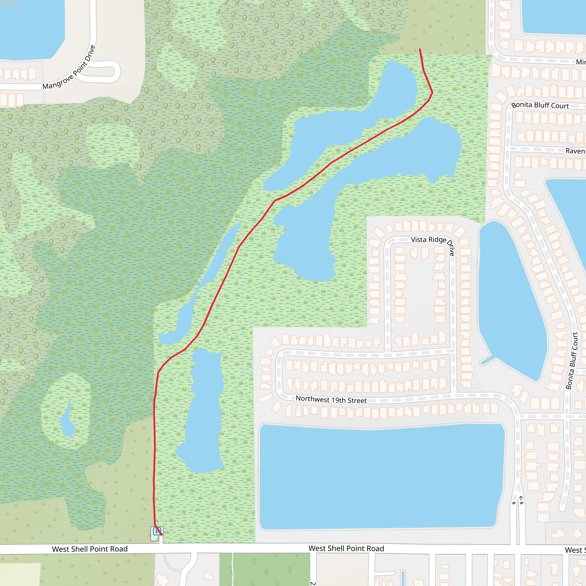 West Shell Point Road mobile static map