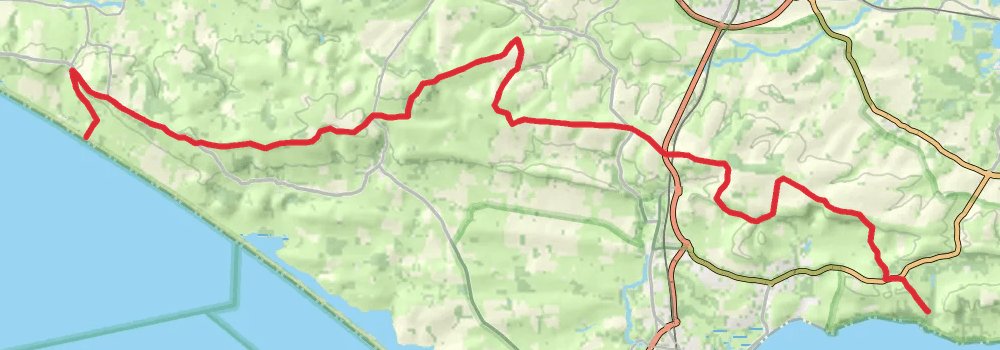South West Coast Path alt 12 Map
