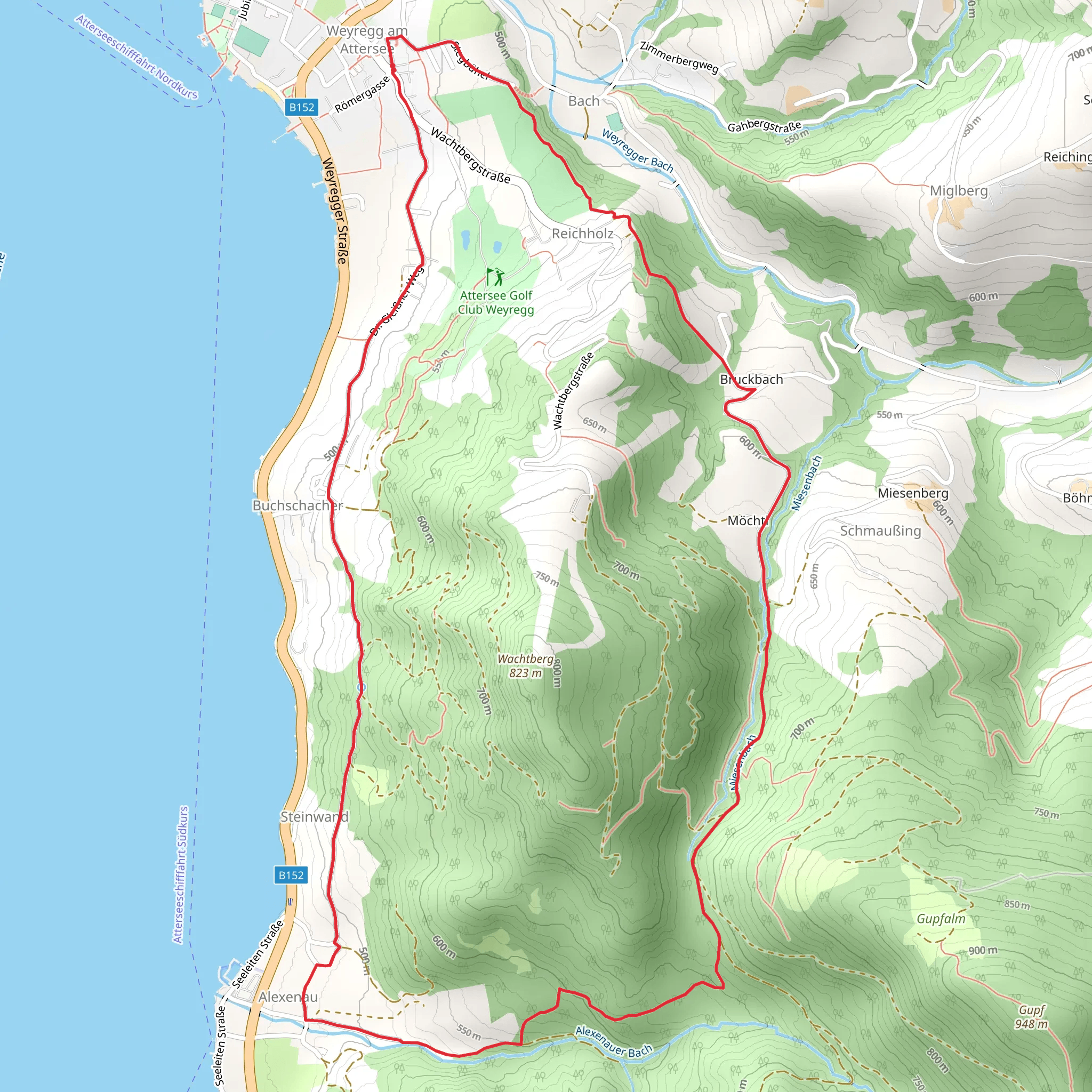 Around the Wachtberg mobile static map