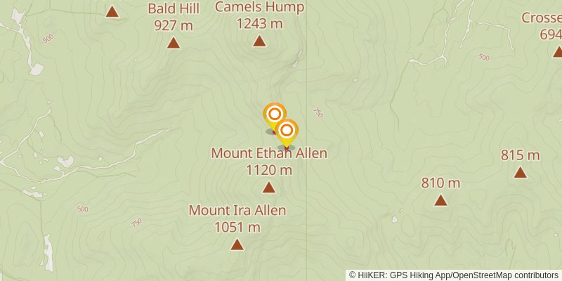 Monroe Skyline Trail alt 2 Map
