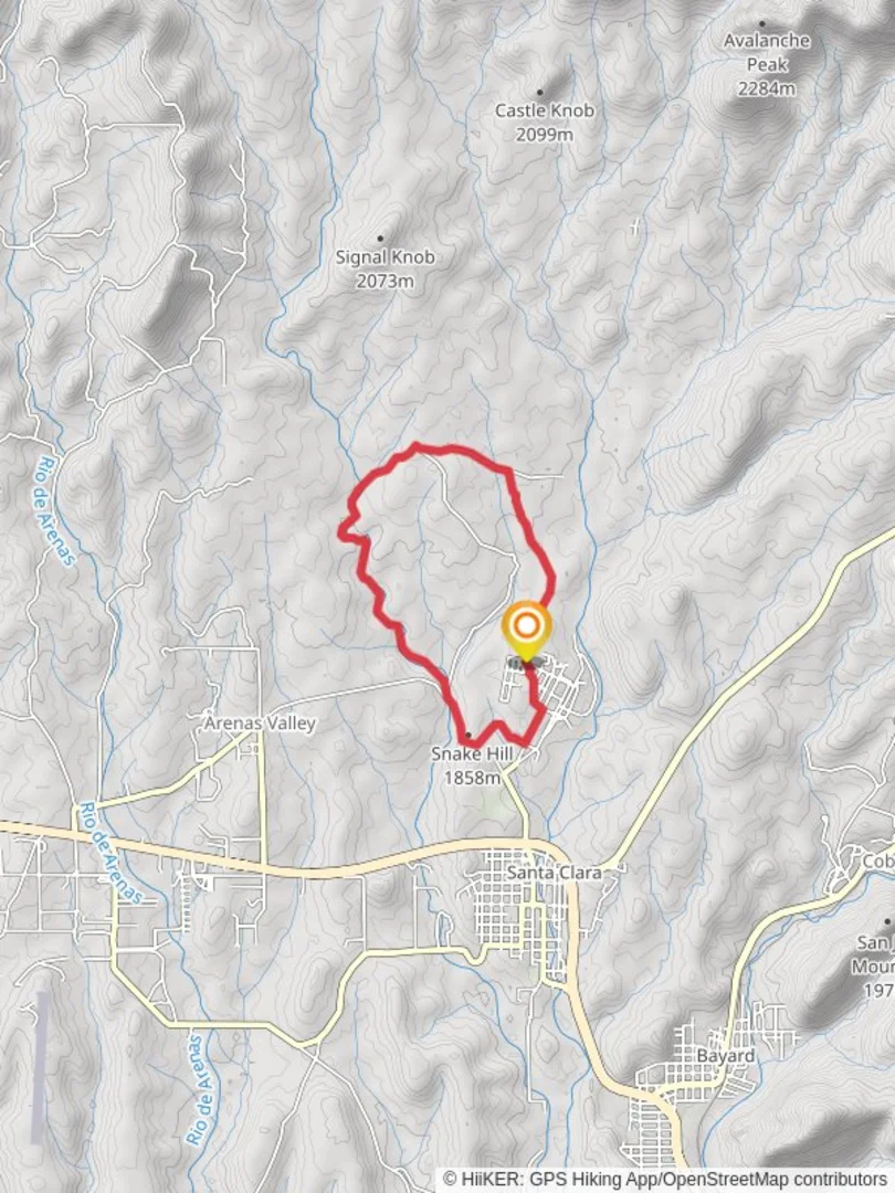 An image depicting the trail Twin Sisters Creek Loop Trail and its surrounding area.
