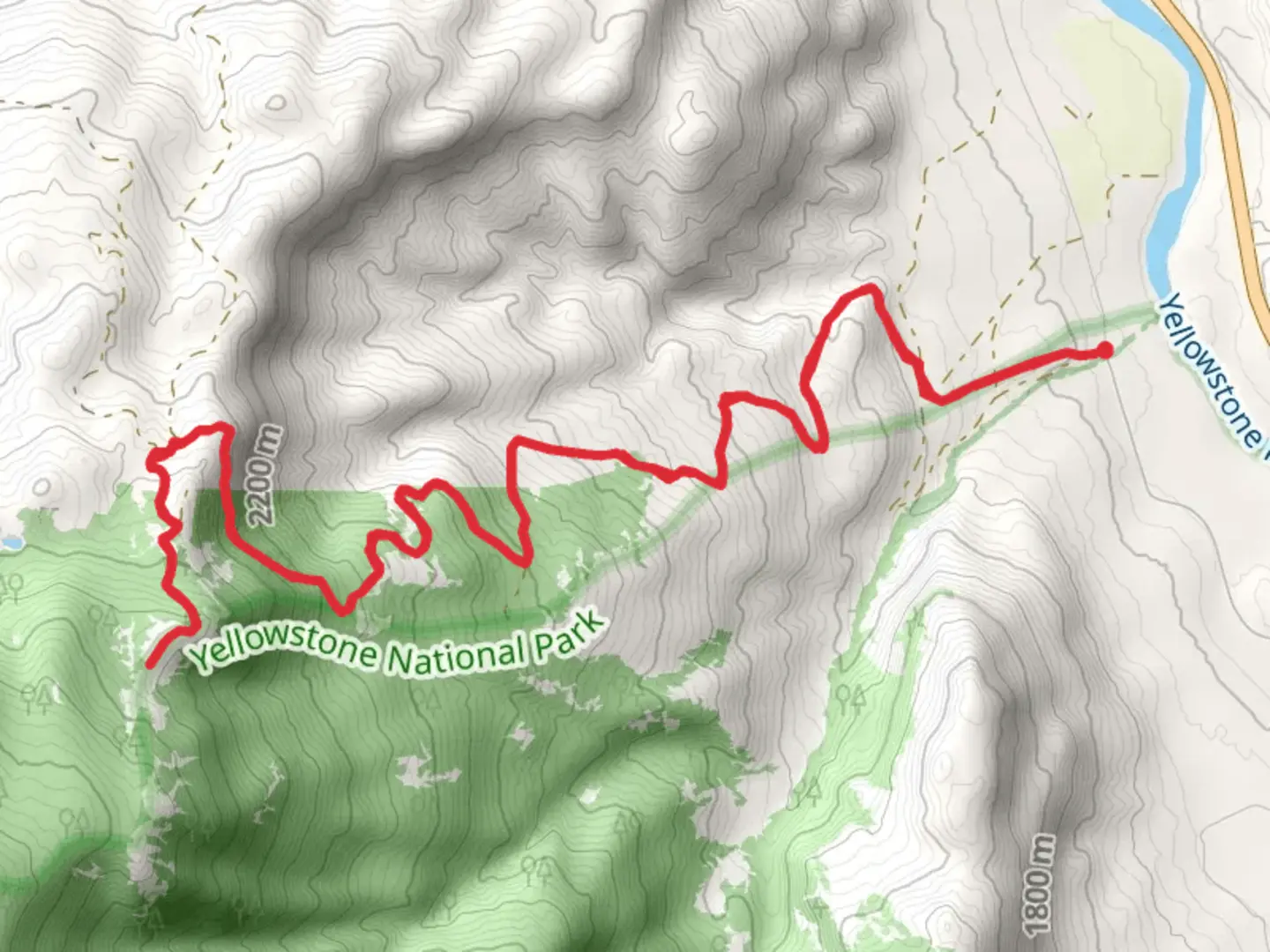 An image depicting the trail Beattie Gulch Trail and its surrounding area.
