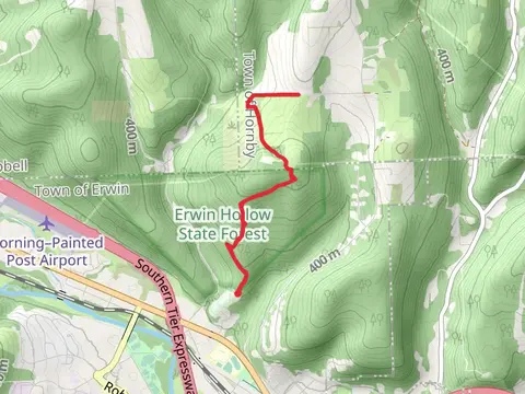 Crystal Hills Trail from Parkview road to Crystal Hills High Water Trail