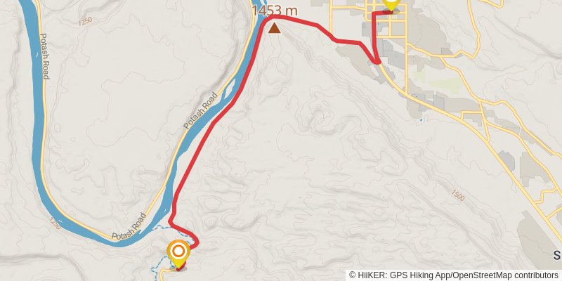 American Discovery Trail - Utah stage 10 Map