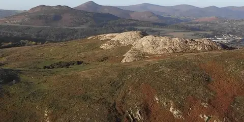 An image depicting the trail Bray Head Belmont Demense Little Great Sugarloaf Walk and its surrounding area.