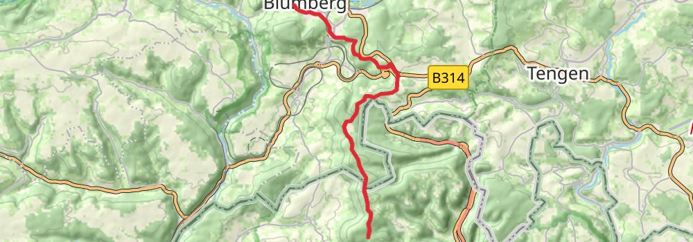 Neckar-Baar-Jakobusweg stage 7 Map