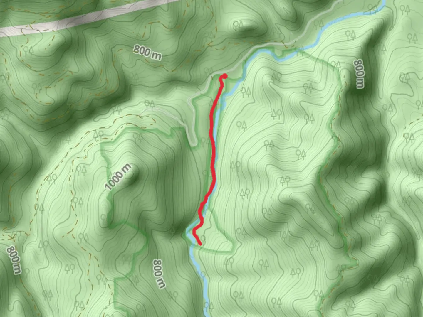 An image depicting the trail Bagby Hot Springs via Bagby Trail and its surrounding area.