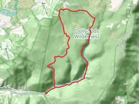 Blackbird Knob via Red Creek Trail and Big Stonecoal Loop Trail