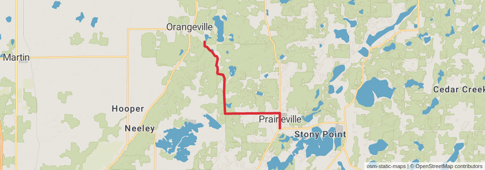 American Perimeter Trail - North Country Primary stage 39 Map