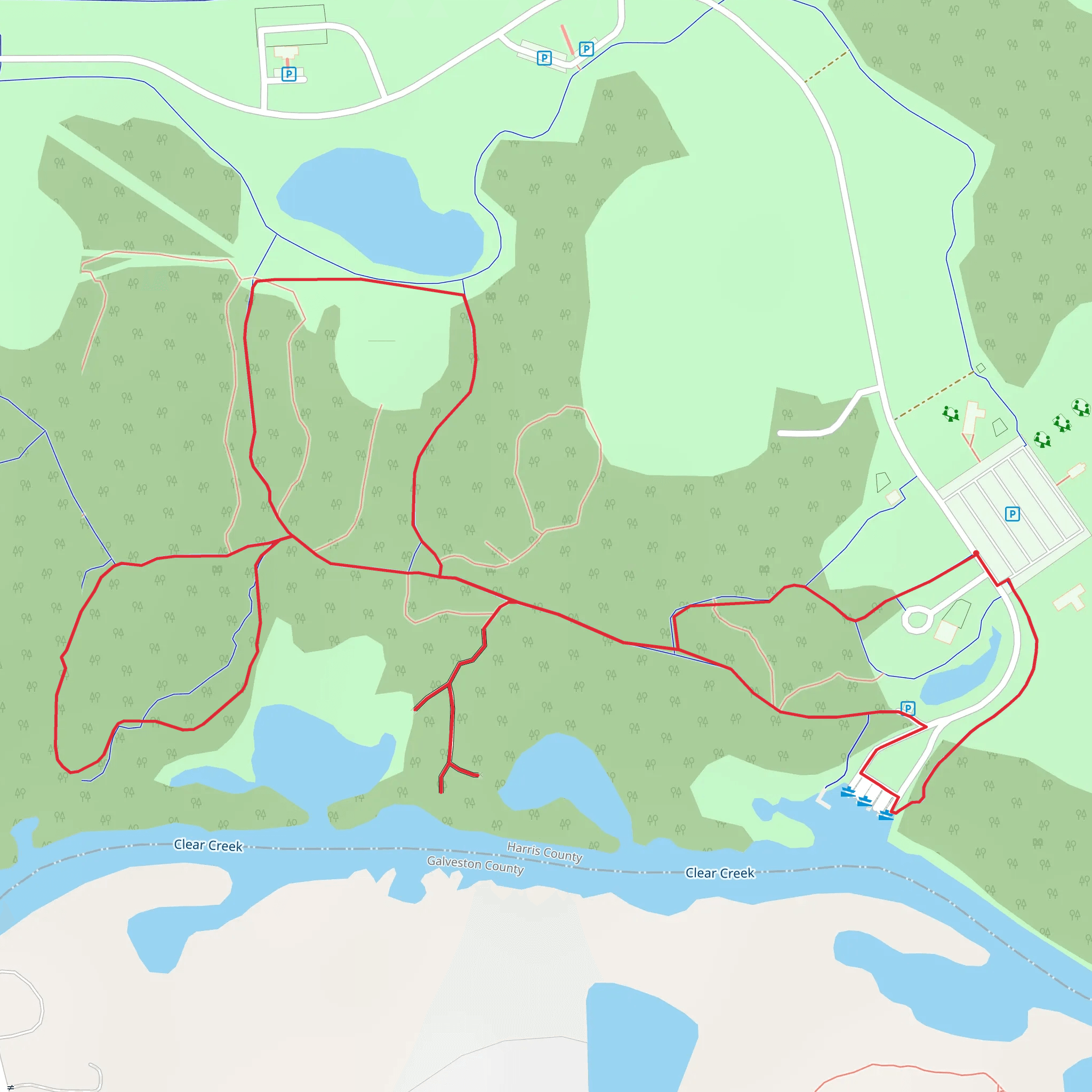 Challenger 7 Memorial Park Loop mobile static map