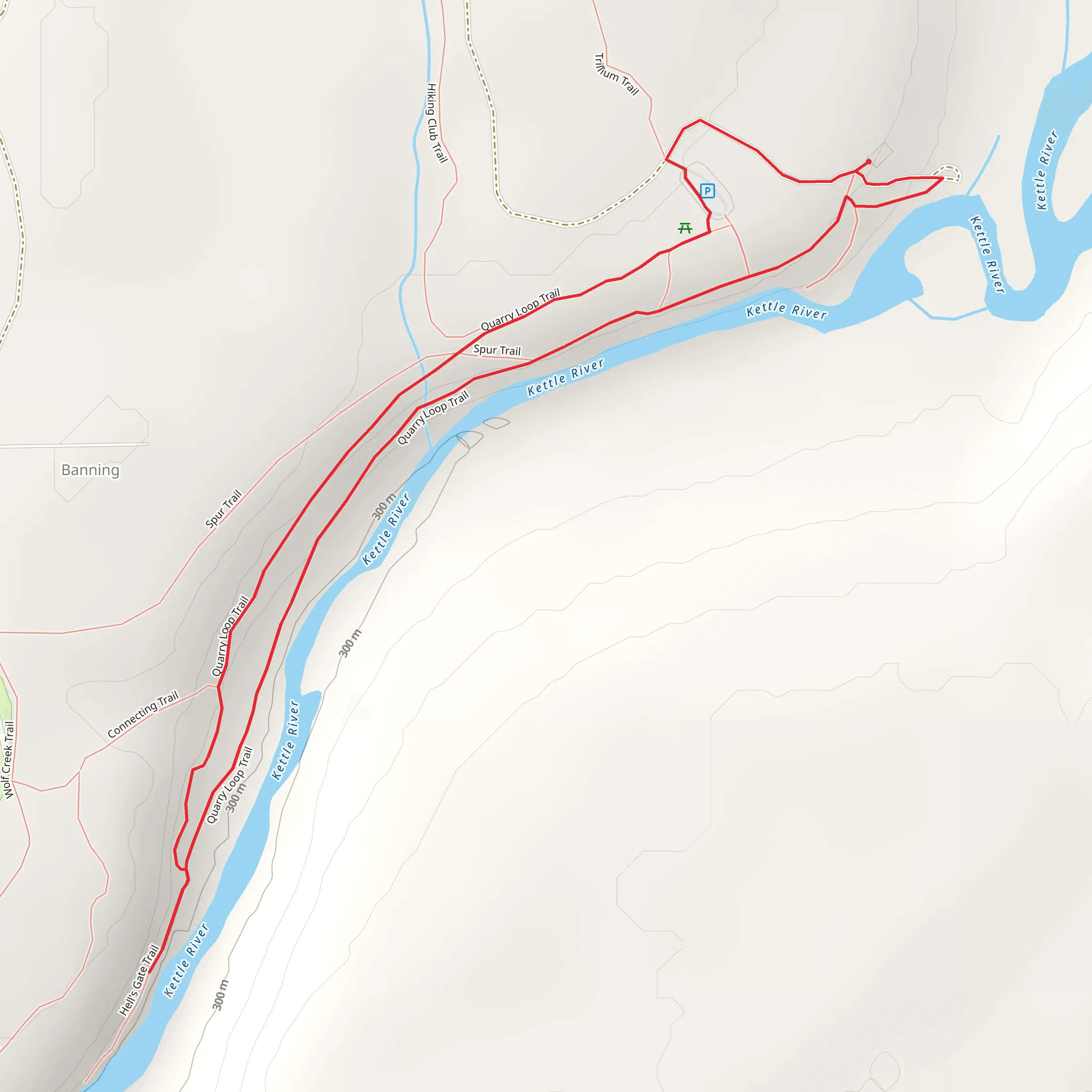 Kettle River Loop mobile static map