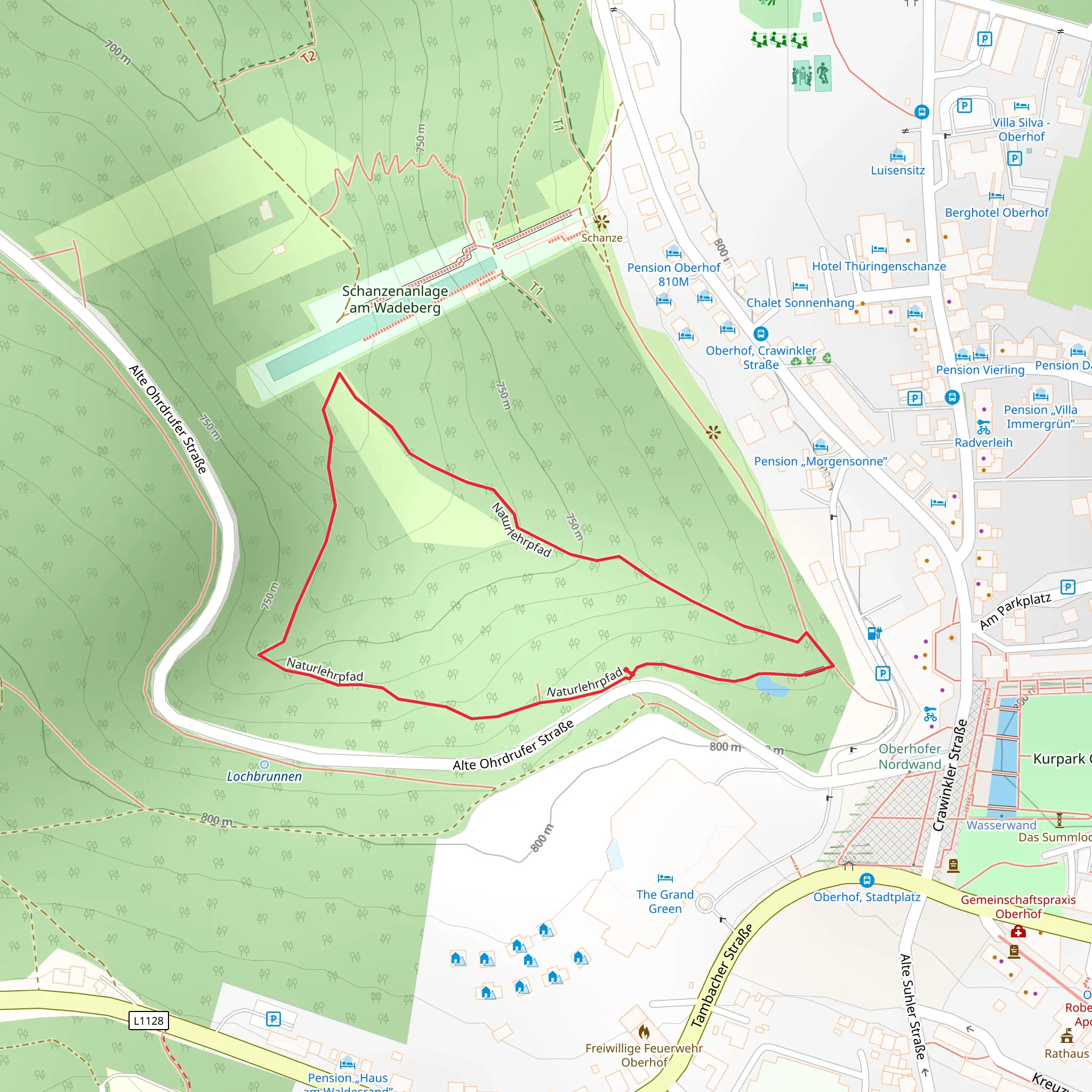 Naturlehrpfad Loop mobile static map