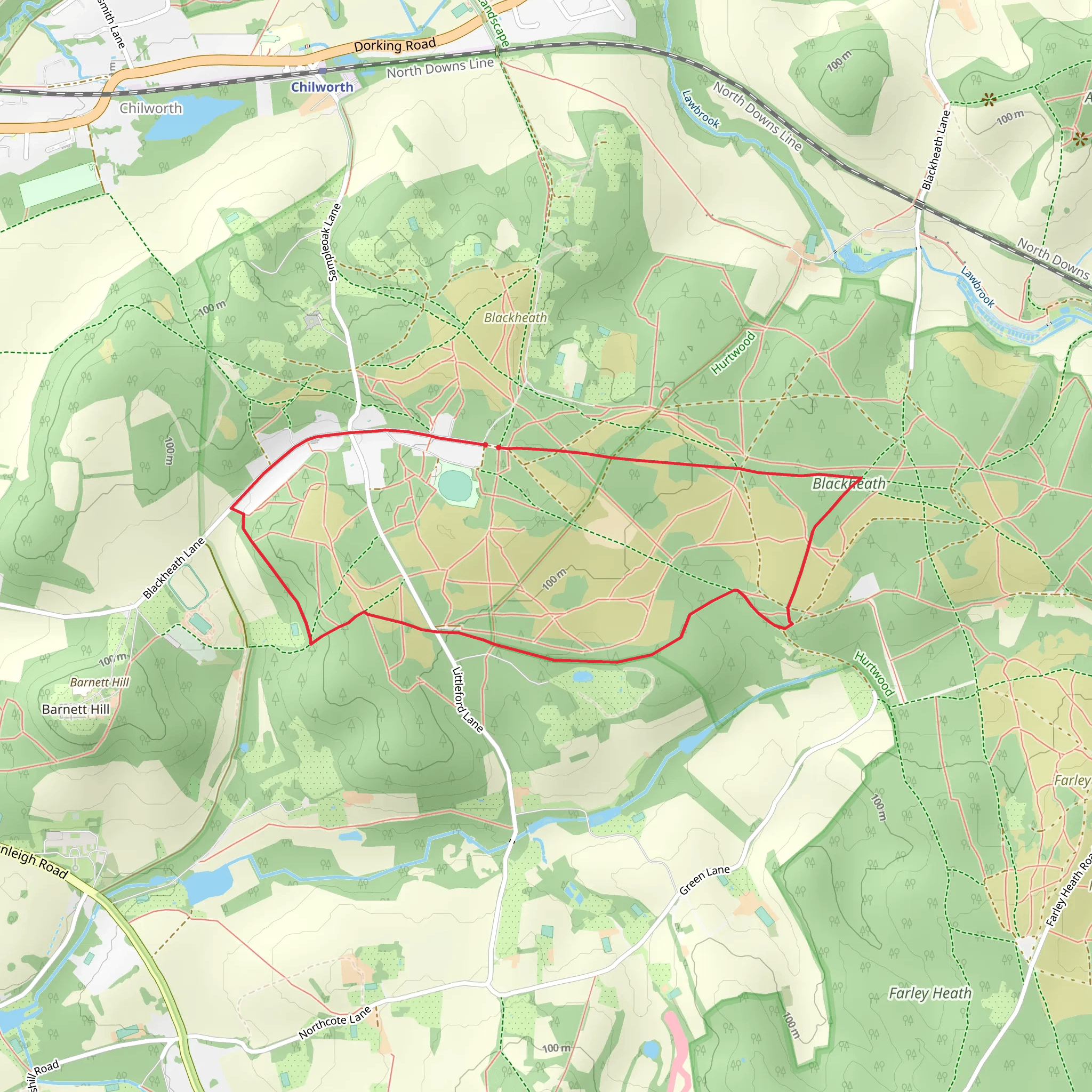 Blackheath Common mobile static map