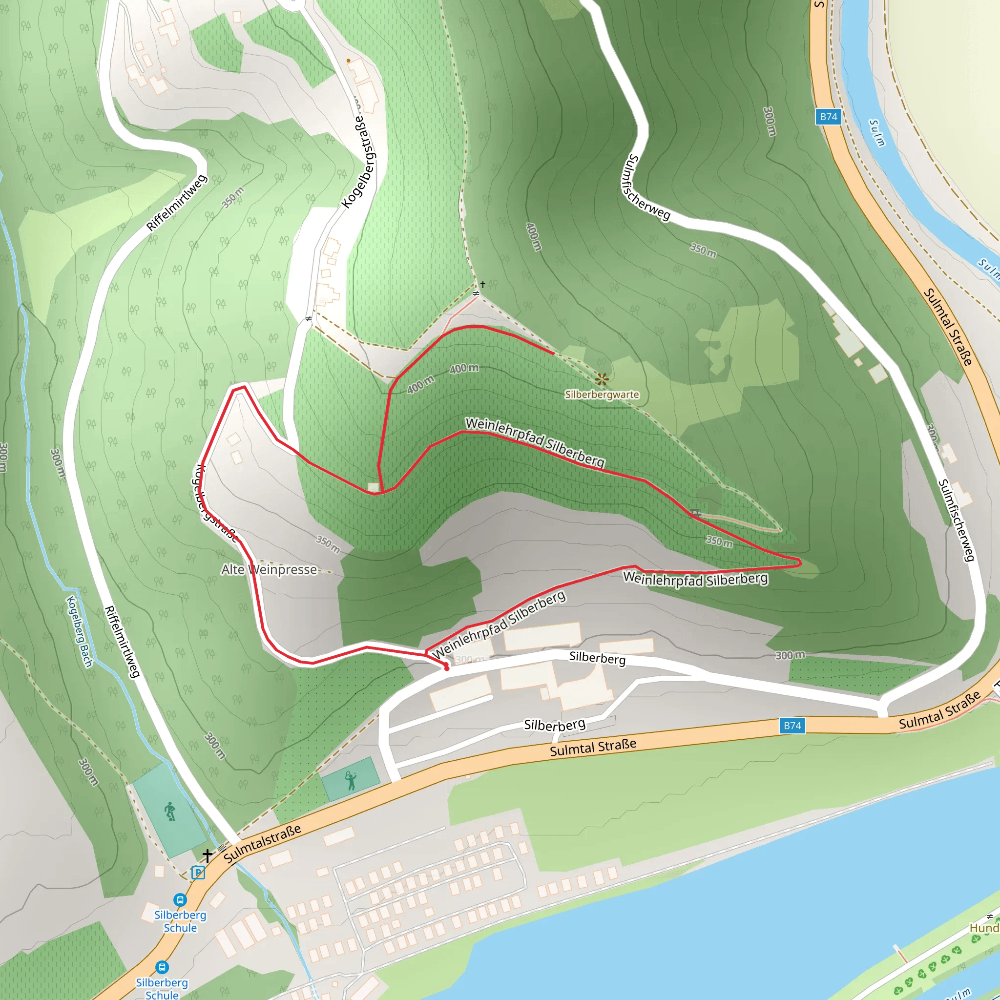 Silberberg - Styrian Fruit and Wine Trail mobile static map