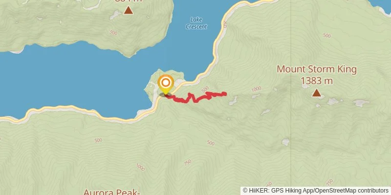 Marymere falls trail outlet map