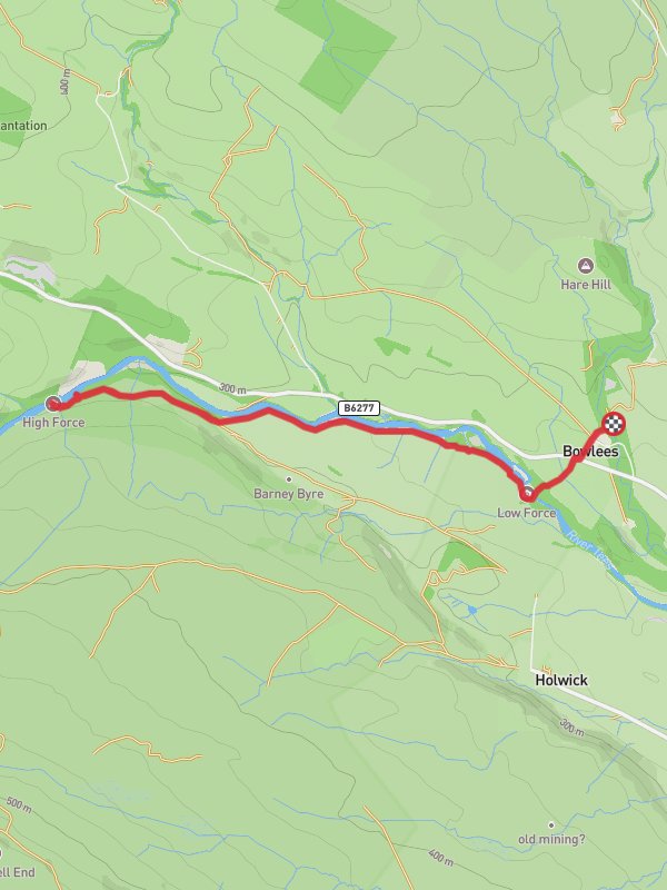 High Force mobile static map