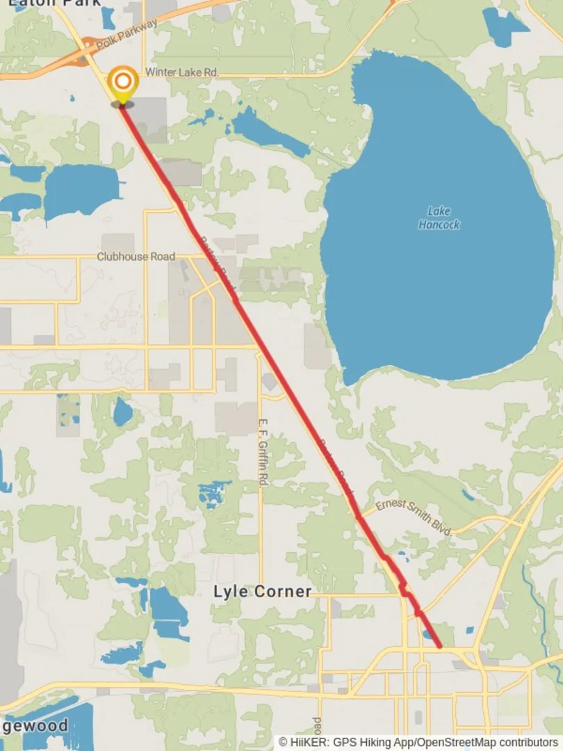 An image depicting the trail Fort Fraser Trail to Van Fleet Drive and its surrounding area.