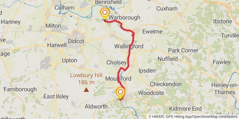 Orange Way stage 22 Map