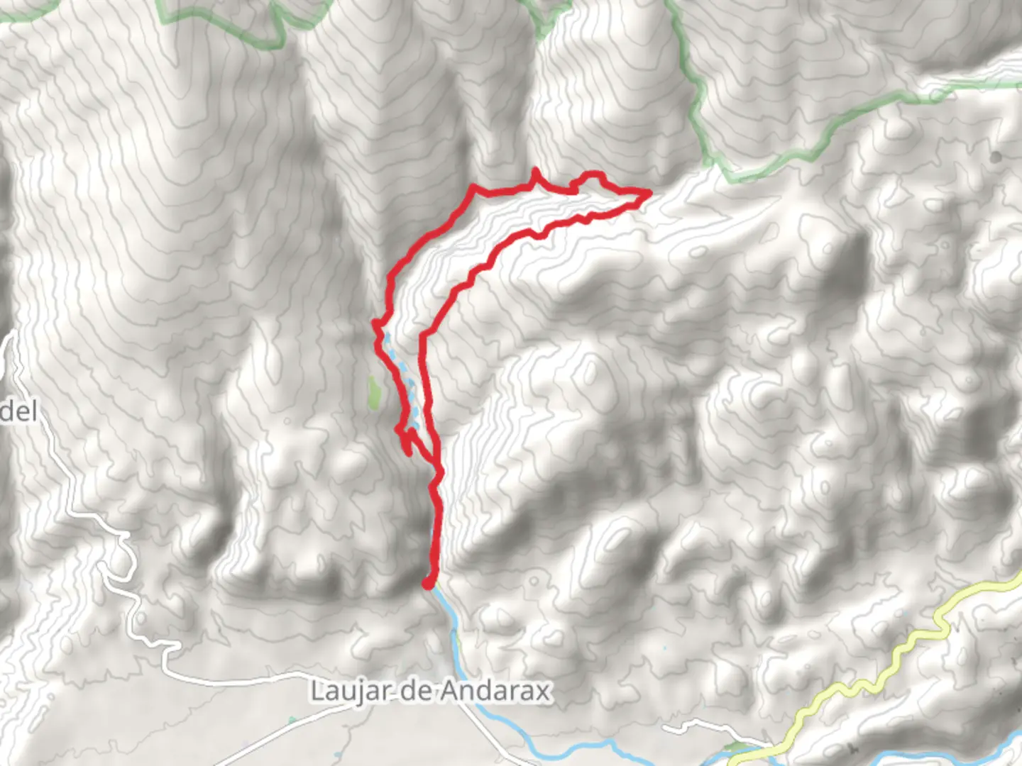 An image depicting the trail Monterrey Trail and its surrounding area.