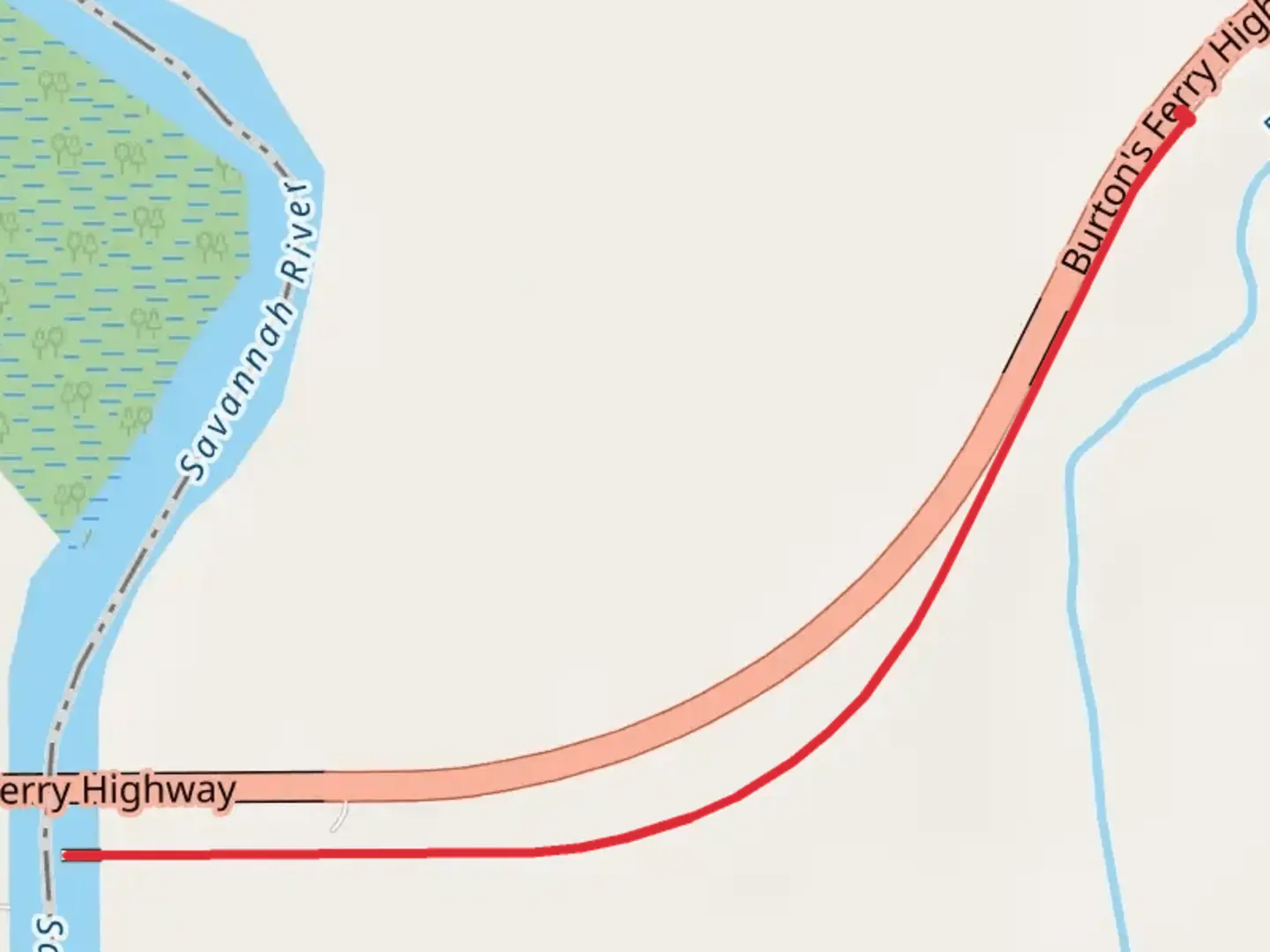 An image depicting the trail Lower Savannah River Alliance Greenway and its surrounding area.