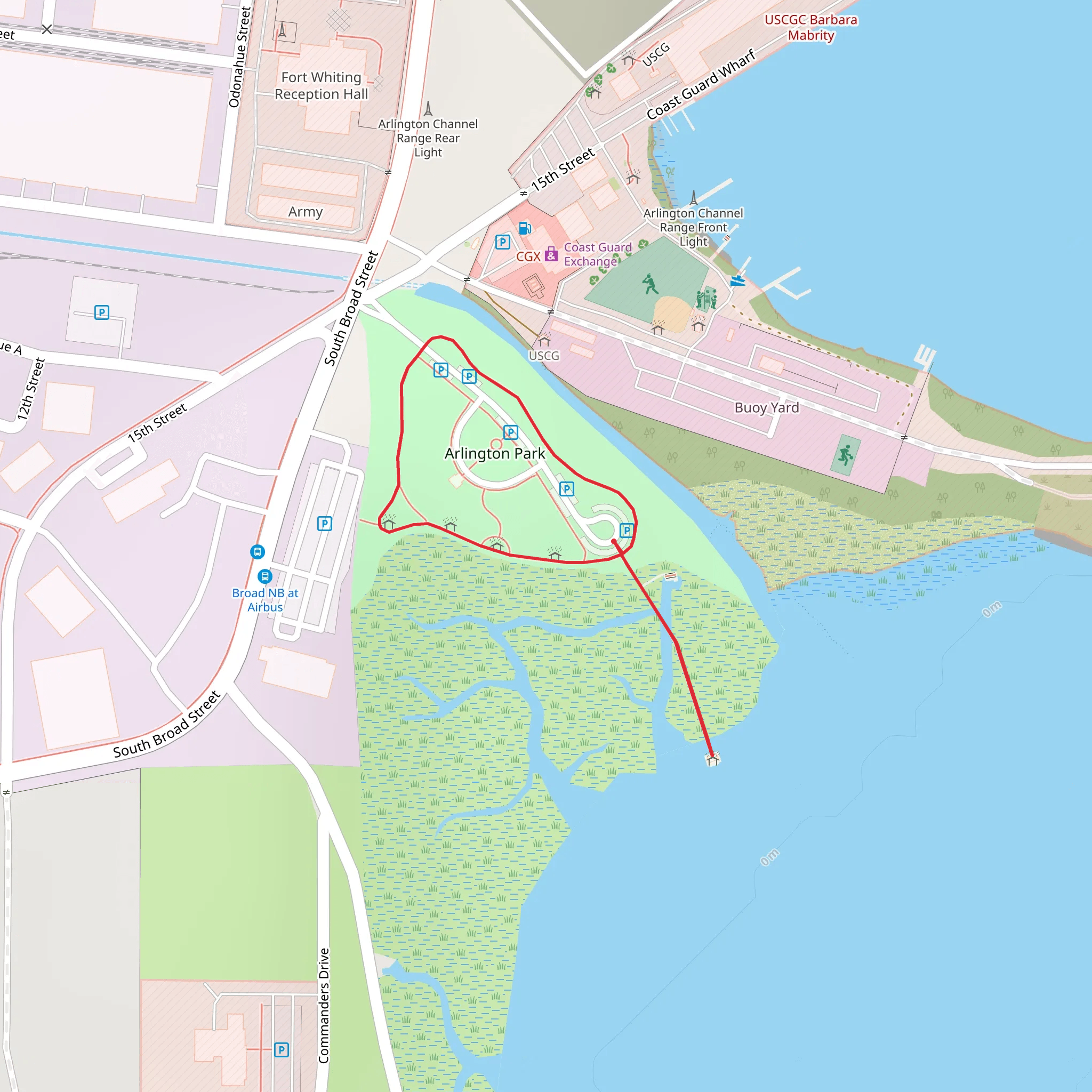 Arlington Park Loop mobile static map