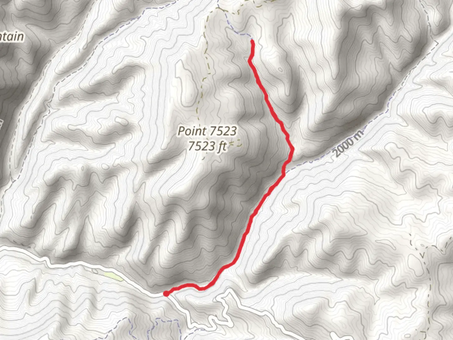An image depicting the trail Wardsworth Canyon Trail and Dry Canyon Cutoff and its surrounding area.