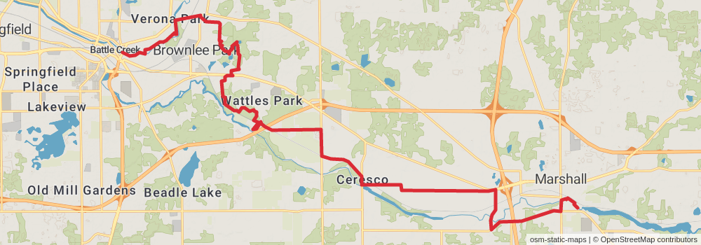 American Perimeter Trail - North Country Primary stage 36 Map