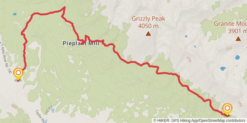 American Discovery Trail North Route stage 242 Map