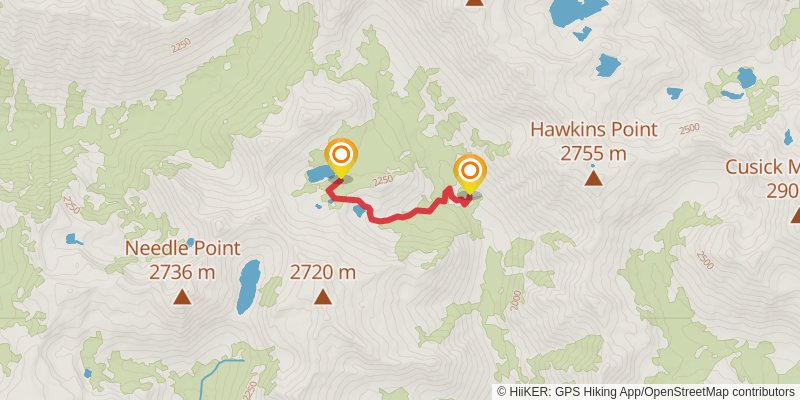 East Eagle - Imnaha Loop spur 1 Map