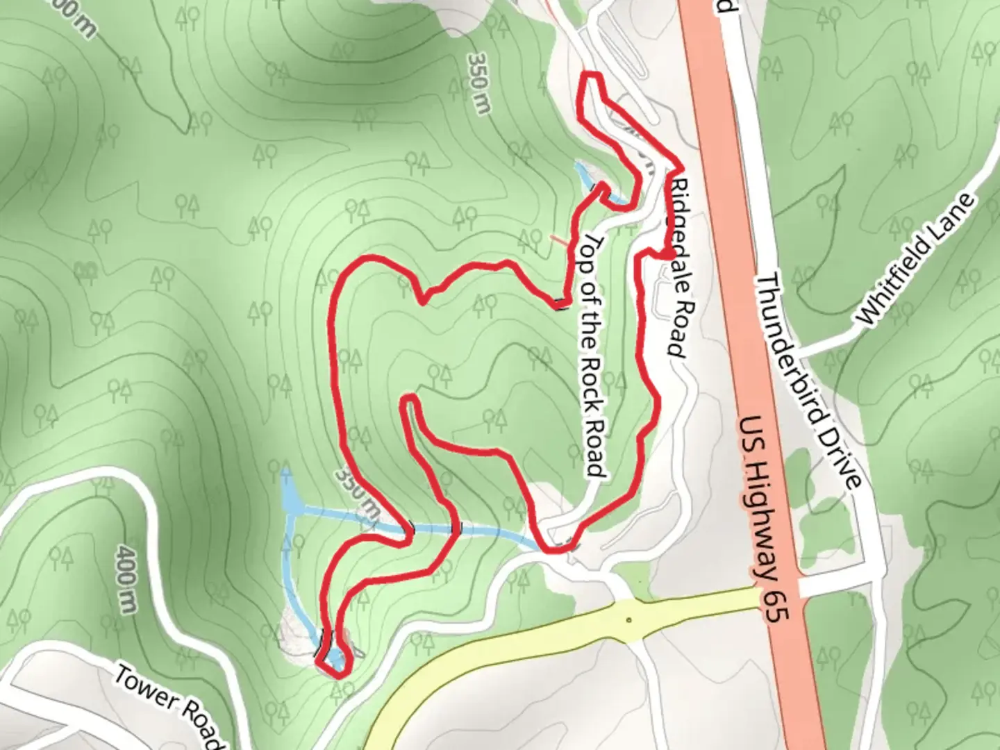 An image depicting the trail Lost Canyon Cave and Natural Trail and its surrounding area.