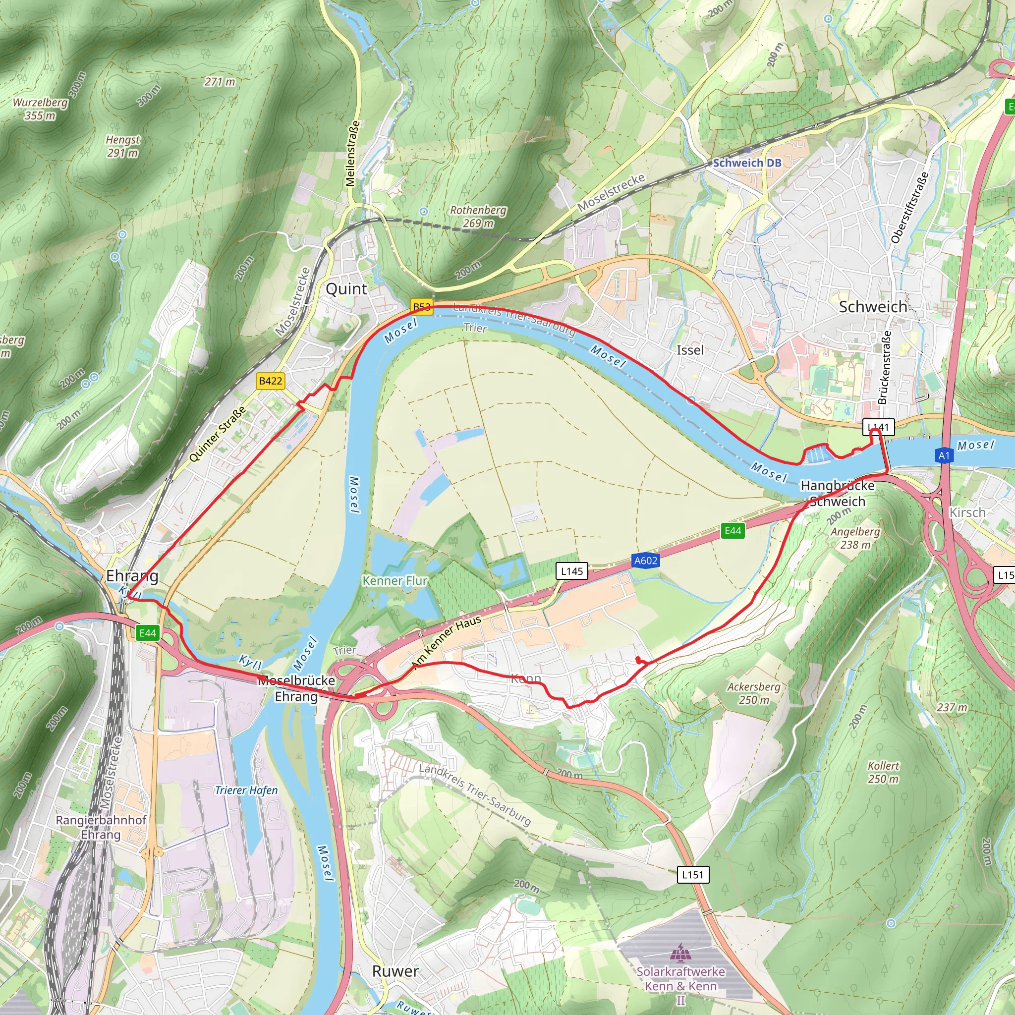 Mosel via Moselufer mobile static map