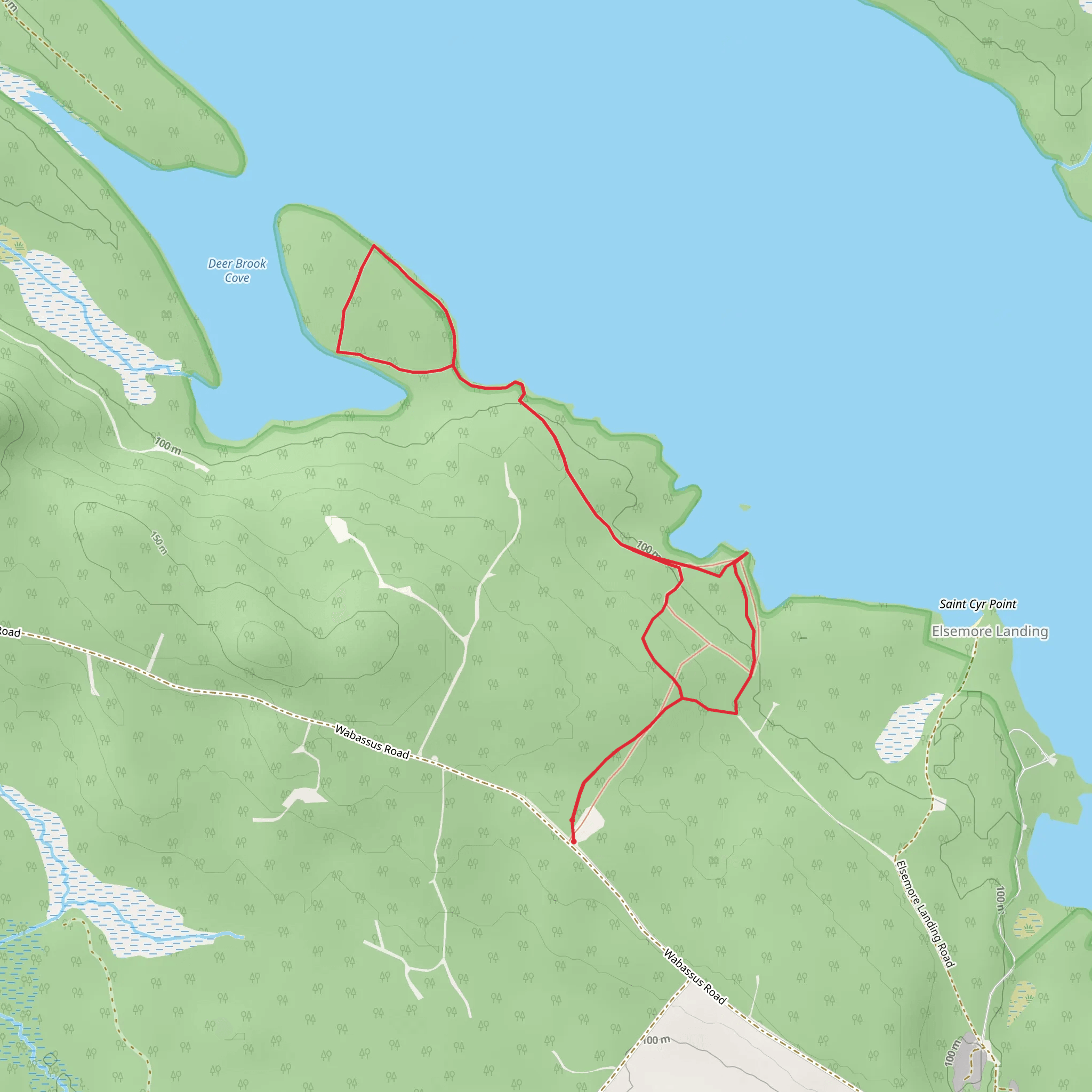 Dear Bk Cove mobile static map