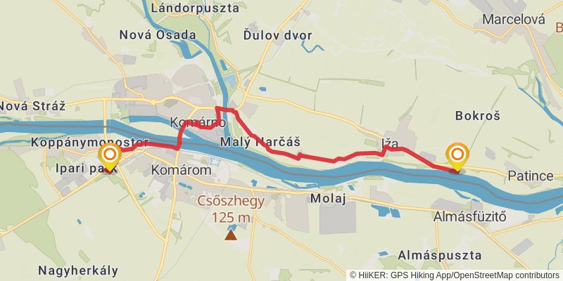 Sultans Trail stage 12 Map