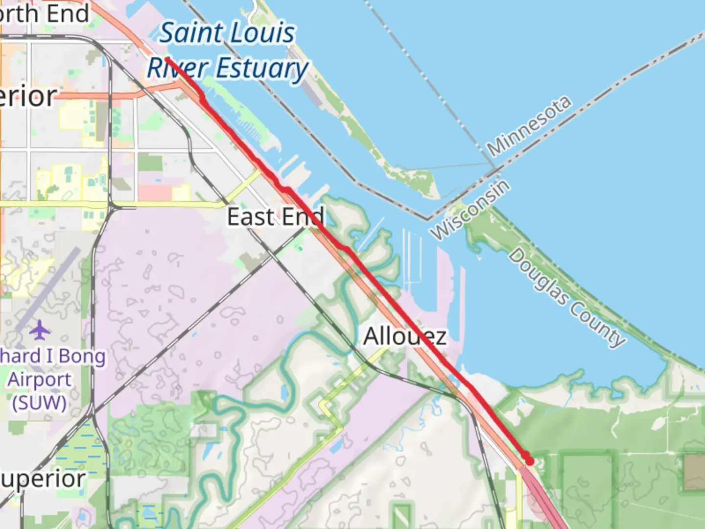 An image depicting the trail Osaugie Trail and its surrounding area.