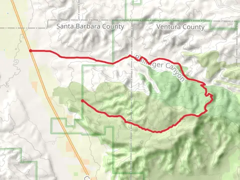 Ballinger Canyon Wash and Deer Ridge