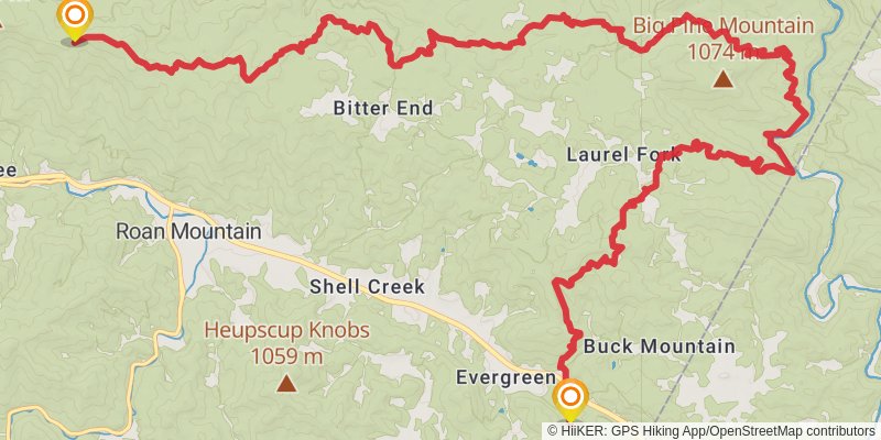 Appalachian Trail stage 44 Map