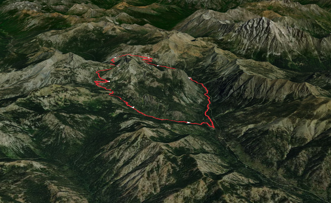 Esmeralda Basin and De Roux Loop Trail