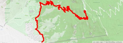 Southwestern Horseshoe Trail stage 159 Map
